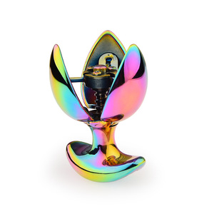 Lotus Argenté : <span class=keywords><strong>Plug</strong></span> <span class=keywords><strong>Anal</strong></span>, Verrou de Chasteté, Appareil d'Expansion Ouvert et Fermé pour le Plaisir <span class=keywords><strong>Anal</strong></span> - Product Image 4