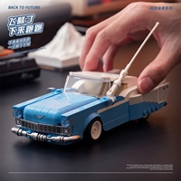 Bloques de Construcción Power Block OEM Roadster 2 en 1, Modelo de Auto Deportivo de Carreras, 506 Piezas, Bloques de Construcción DIY, Vehículo Educativo en Contenedor