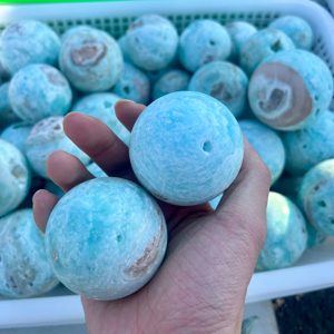 Esfera de Cristal de Cuarzo Natural de Alta Calidad para Sanación Reiki, Esfera de Cristal de Hemimorfita Druzy para Regalo Espiritual - Product Image 1