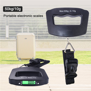 50kg/10g Gewicht LCD-Display Tragbare elektronische Reise Hänge haken Gepäck tasche Exakte Waage Waage - Product Image 4
