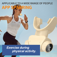 Dispositivo de Ejercicio Pulmonar para Fitness, Entrenamiento de Resistencia Física, Doble Canal, Mejora la Fuerza Respiratoria para Deportes y Entrenamiento
