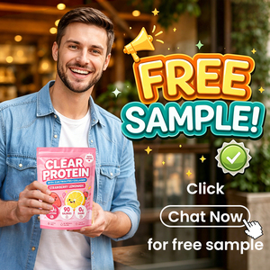 Proteína de Suero de Leche Aislada en Polvo con Electrolitos y Colágeno, Sabor Limonada de Fresa, Proteína Transparente, Marca Privada OEM Personalizada - Product Image 4