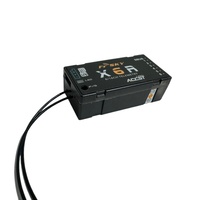 Récepteur RC EdgeTX FrSky X6R 2.4G 16CH SBUS Smart Port OpenTX Taranis X9D 4 canaux pour drone UAV, accessoire en plastique durable