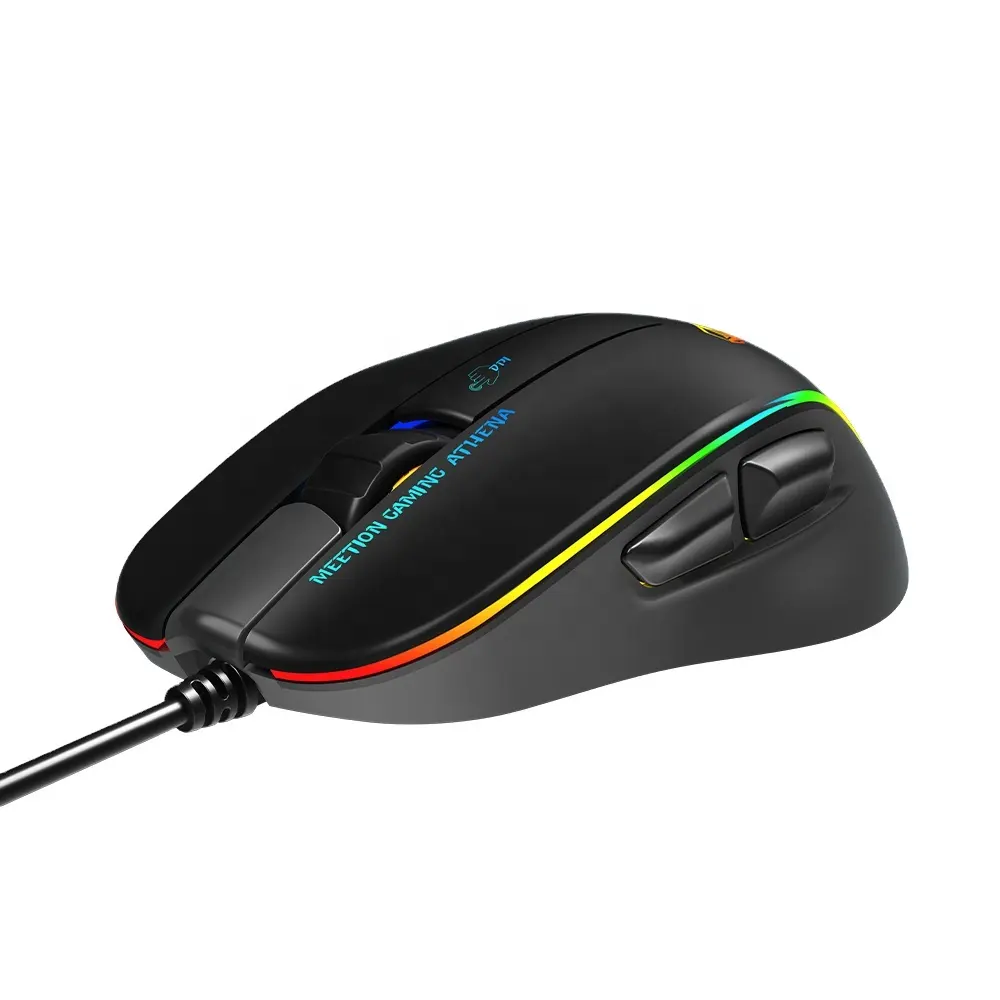 MEETION MT-GM230 Gaming Style Professional Gaming Mouse Lighting DPI Adjustable Wired RGB Gaming Mouse