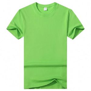 220gsm Cotton Fast Customization T-shirt Promotion Blank T Shirt for <b>Men</b> Women - Product Image 4