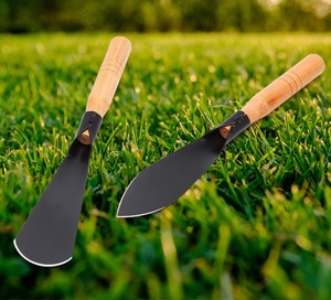 Gran oferta, <span class=keywords><strong>pala</strong></span> <span class=keywords><strong>pequeña</strong></span> de acero inoxidable con mango de madera <span class=keywords><strong>para</strong></span> excavar verduras silvestres, <span class=keywords><strong>pala</strong></span> de hierro <span class=keywords><strong>para</strong></span> plantar y cultivar flores - Product Image 1