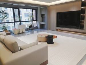 Tapis de chambre entière personnalisé de style nordique, haute qualité, couleur unie, silencieux, tapis de luxe léger - Product Image 3