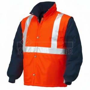Ropa de seguridad reflectante Chaleco con cuello en V acolchado - Product Image 1