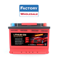 Batería de Arranque Lifepo4 de Alto Rendimiento para Automóvil, 12.8v 3.2v 60ah 80ah, con Función Start-Stop