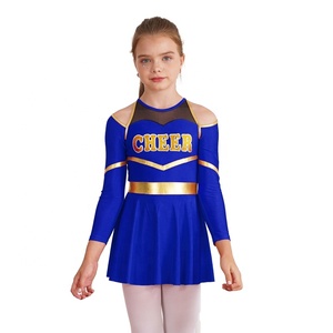 Ropa de baile para niños de 6 a 16 años, ropa de baile de escenario para niñas, traje de entrenamiento para niños, uniformes de porristas, vestidos de baile - Product Image 4