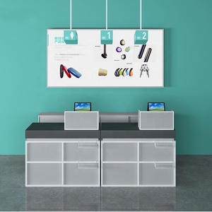 Comptoir de caisse, table de réception, caisse électrique, équipement durable, acier, comptoirs de caisse de supermarché, carton, acier inoxydable, CN;GUA - Product Image 5