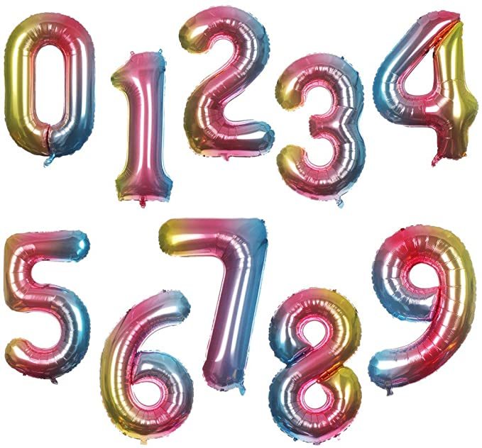 Riesen Folienballon Zahl 1 – 32 Zoll Helium Ballon Für 1. Geburtstag, Geburtstagsdeko In Gold/Rosegold
