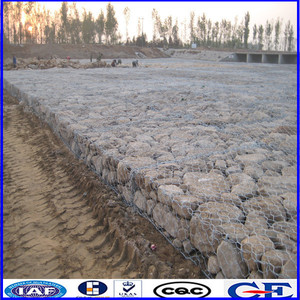 Lưới rọ thép mạ kẽm để xây dựng mương đầy đá chống va đập hộp rọ bọc nhựa PVC cho lồng hàng rào - Product Image 2