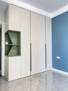 Fabricante de muebles a medida, muebles de dormitorio, armario moderno modular de madera, armario de dormitorio de diseño, estilo minimalista - Product Image 5