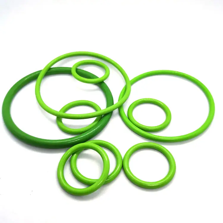 China Factory provide Green rubber o rings AS568 standard or nonstandard customized rubber rings seals