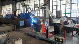 Industrial Grade <b>Welding</b> Automation Workcell High Robotic Positioning <b>Kits</b> Automated Robotic Track Systems - Product Image 5