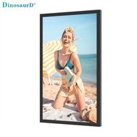 Reproductor Multimedia Publicitario Ultra Delgado de 43, 49 y 55 Pulgadas, 4K, Windows, Android, Monitor de TV, Pantalla LCD para Exteriores con Montaje en Pared, Resistente al Agua IP66