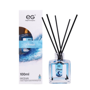 Deodorante <span class=keywords><strong>per</strong></span> <span class=keywords><strong>Ambienti</strong></span> Fatto a Mano Senza Alcool con Profumo di Rosa, Ecologico, Fragranza <span class=keywords><strong>per</strong></span> la Casa con <span class=keywords><strong>Bastoncini</strong></span> in Rattan - Product Image 5