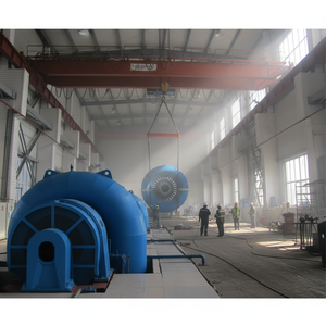 Turbina <span class=keywords><strong>Francis</strong></span> de Cabezal Mediano de 40m y 3MW, Generador de Turbina Hidráulica con Caudal de 10m/<span class=keywords><strong>s</strong></span> y Rotor de Acero Inoxidable - Product Image 1