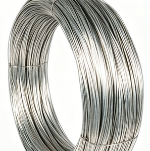 Fil de fer galvanisé électrique personnalisable de 2,1 à 2,8 mm, bobine de fil à ligature haute résistance, paillettes régulières Z10 à Z29, pour clôtures de construction - Product Image 1