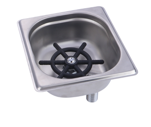 Enjuagador de Vasos Comercial de Acero Inoxidable, Lavavasos Automático de Alta Presión Integrado para Bar, Cafetería - Product Image 6