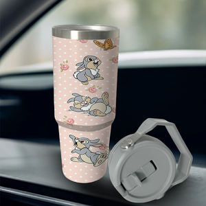 Vaso de acero inoxidable <span class=keywords><strong>Bambi</strong></span> personalizado de 30oz con impresión UV ecológica, diseño acogedor de Anime sin punta, envío rápido desde EE. UU. - Product Image 3