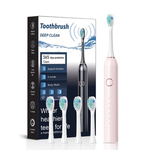 Nouvelle brosse à dents électrique exclusive transfrontalière pour adultes, usage domestique, 6 vitesses, poils souples, sonique intelligente, IPX7, modèle ES106, USB, nettoyage en profondeur - Product Image 5