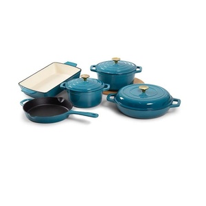 Foodie-Juego de utensilios de cocina con recubrimiento de esmalte de hierro fundido, antiadherente, 5 unidades - Product Image 1