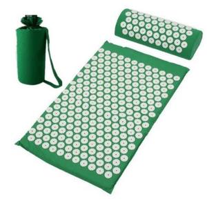 Matras dan bantal pijat akupuntur, Set tikar dan bantal pijat punggung & leher penghilang nyeri kronis dan pemijat tubuh bantal akupunktur # ZC-01 - Product Image 6