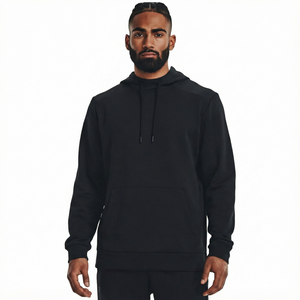 Sweat à capuche personnalisé pour homme, 300 grammes, en polyester et coton tricoté, avec poche et cordon de serrage, style streetwear décontracté - Product Image 1