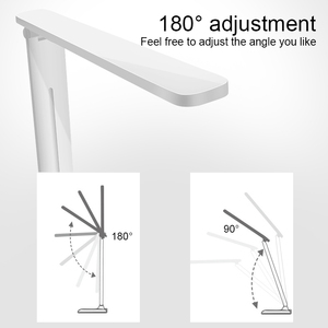 Portable Folding LED Desk Lamp with Touch Control and 3000K/4000K/6000K Dimming Modern ABS Design Rectangle Shade <b>USB</b> <b>Plug</b>-In - Product Image 3