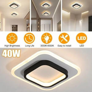 Kroonluchter Moderne Plafondlamp 20W Eenvoudige Gang Gang Slaapkamer Garderobe Nordic Entree Hal Trap Plafondlamp Warm Wit - Product Image 3