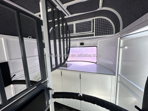 亜鉛メッキ鋼<span class=keywords><strong>2</strong></span>馬トレーラーストレートローディングADRキャンプ & レース用腐食なしフローリングに準拠 - Product Image 2