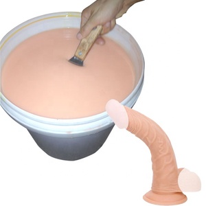 Gode en silicone de peau humaine réaliste matière première qualité médicale lifecasting réglage de la dureté du silicone liquide - Product Image 1