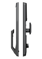Serrure intelligente tout-en-un avec code par empreinte digitale et connectivité 4G pour portes en bois/ sécurisées/ en aluminium, modèle X10