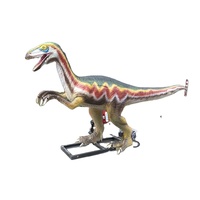 Modèle de dinosaure animatronique réaliste télécommandé pour parc d'attractions
