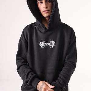 Sweat à capuche polaire pull décontracté pour hommes Logo imprimé personnalisé 100% coton saison d'automne coupe ample mode en gros - Product Image 1