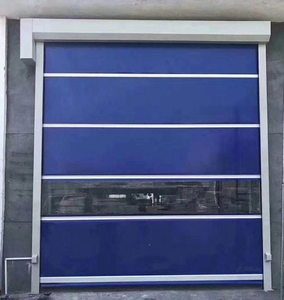 Puerta <span class=keywords><strong>Enrollable</strong></span> Rápida para Interiores, Venta al por Mayor, Automática, Marco de Aluminio, PVC de Alta Hermeticidad, Alta Velocidad - Product Image 1