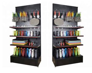 Soporte de almacenamiento de herramientas de metal, estantes de exhibición de herramientas de hardware, soporte de exhibición de piso portátil - Product Image 6