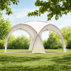 Carpa de Fiesta para 8-12 Personas, Carpa Redonda Tipo Yurta, Toldo para Acampar, Carpa de Viaje Portátil - Product Image 1