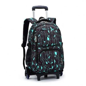 BSCI 17-4inch Personalized New Style Multipurpose Waterproof Travel <b>Backpack</b> with Rolling <b>Wheel</b> for Laptops - Product Image 4