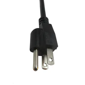 UL bersertifikat Triple Plug gaya Amerika Universal perangkat yang berbeda cocok IEC tersedia berbagai 1m 1.5m 3m 8m 10m 15m 25m
