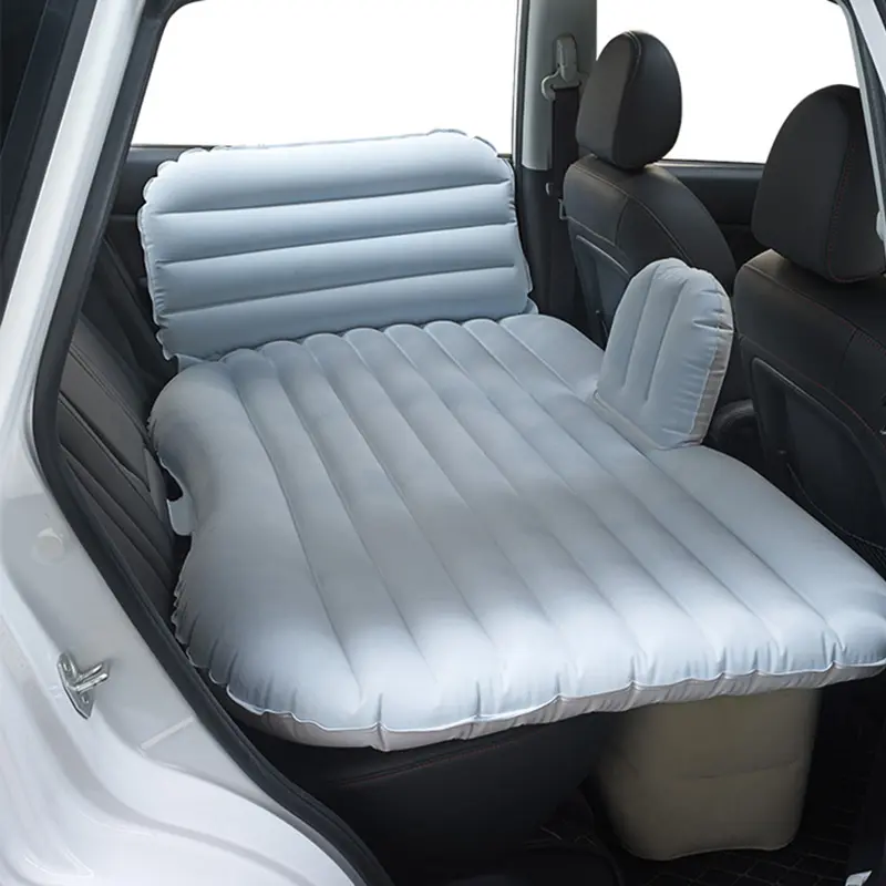 Matelas de lit en PVC, bleu, personnalisé, pour siège arrière de voiture, utilisation sécurisé, gonflable