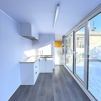 Maison préfabriquée de luxe de 5 m pour villas de luxe, utilisation comme chambre à coucher