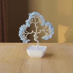 Árbol <span class=keywords><strong>de</strong></span> la Vida <span class=keywords><strong>de</strong></span> Cristal Natural <span class=keywords><strong>de</strong></span> Aguamarina al por Mayor, Adorno <span class=keywords><strong>de</strong></span> <span class=keywords><strong>Escritorio</strong></span> para Oficina, Amuleto <span class=keywords><strong>de</strong></span> Riqueza - Product Image 5
