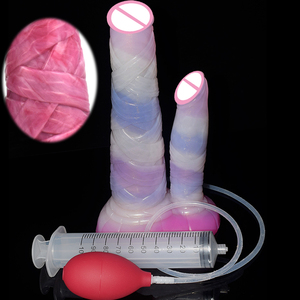 YOCY realistico Centaur pene enorme anale Butt Plug funzione di eiaculazione Fantasy Monster dildo doppia testa giocattolo del sesso in Silicone - Product Image 4
