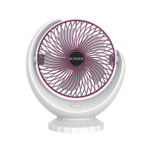 Phổ biến tiếng ồn thấp pin có thể sạc lại Bàn fan hâm mộ USB Mini Fan xách tay 240 độ gió mạnh - Product Image 1