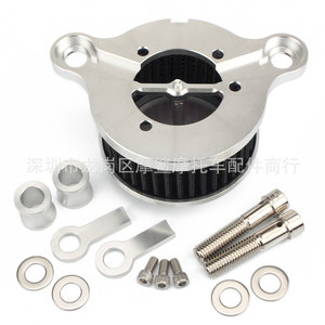 Filtre à air pour moto Moshark 18x14x10 en aluminium CNC pour pièces de modification Harley - Product Image 1