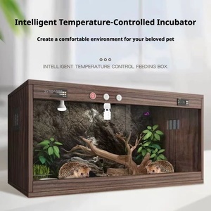 Boîte d'élevage pour reptiles avec porte coulissante, isolation thermique, terrarium, cage de présentation multi-tailles - Product Image 1