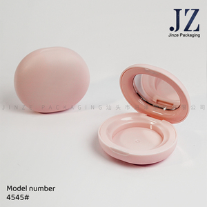 Étui à fard à paupières ovale Jinze avec miroir pour emballage en plastique de maquillage Boîte à crème magnétique <span class=keywords><strong>Bbcc</strong></span> - Product Image 3